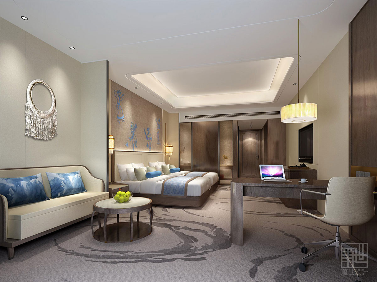 未來智能風格的高端酒店設計，將科技與人性化設計巧妙融合