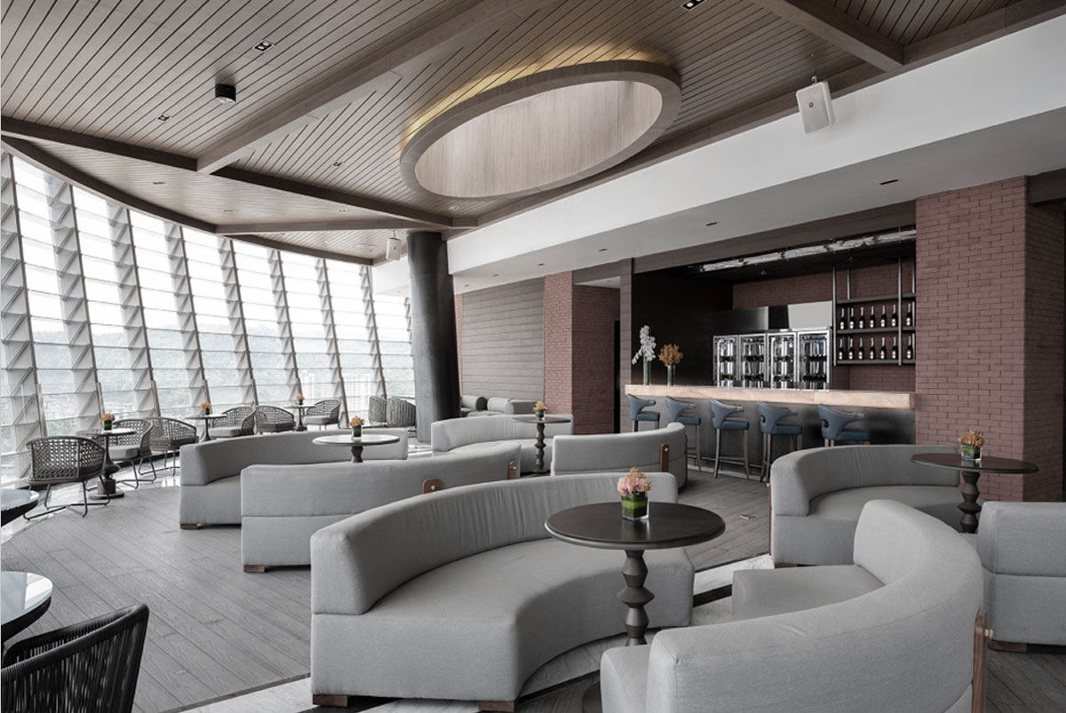 未來智能風格的高端酒店設計，將科技與人性化設計巧妙融合